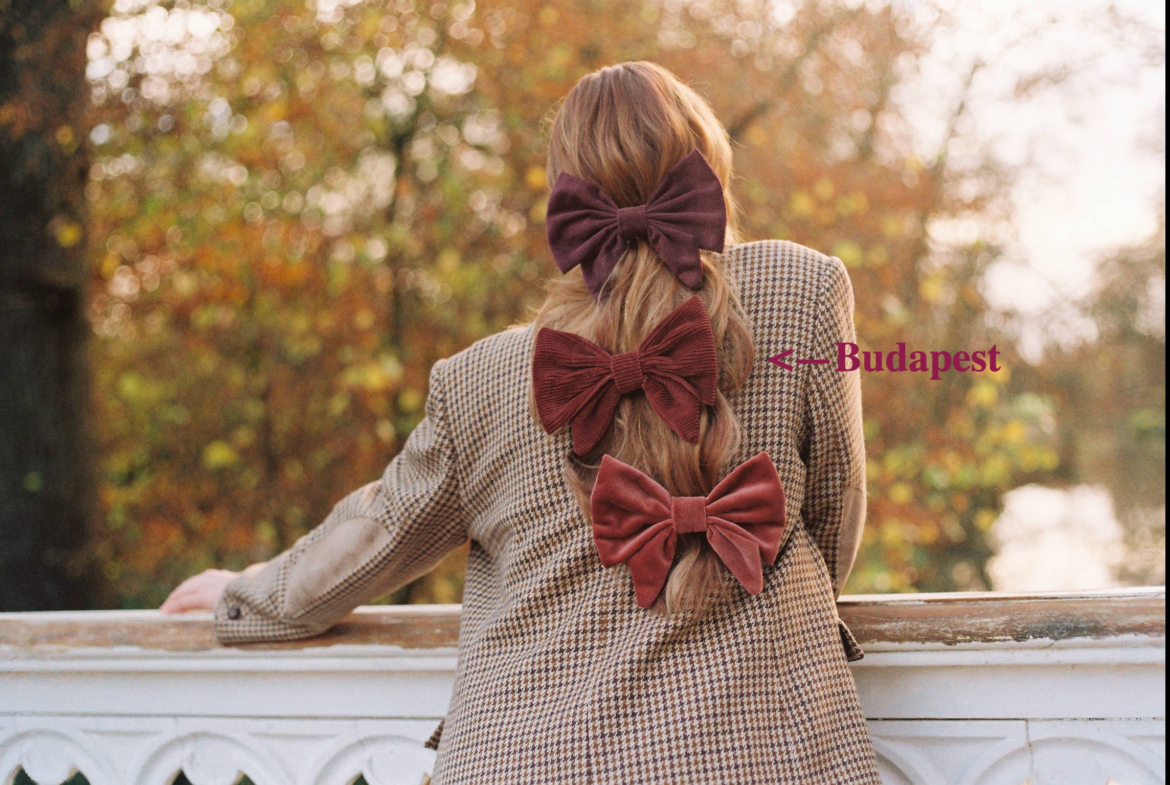 Bow Barrette - Budapest - Mulberry