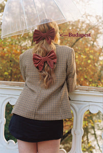 Bow Barrette - Budapest - Mulberry