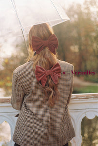 Bow Barrette - Versailles - Cerise