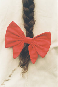 Bow Barrette - Los Angeles - Candy Red