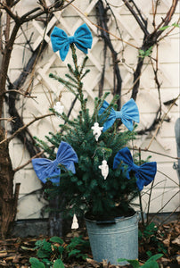 Bow Barrette - Lisbon - Azure Blue