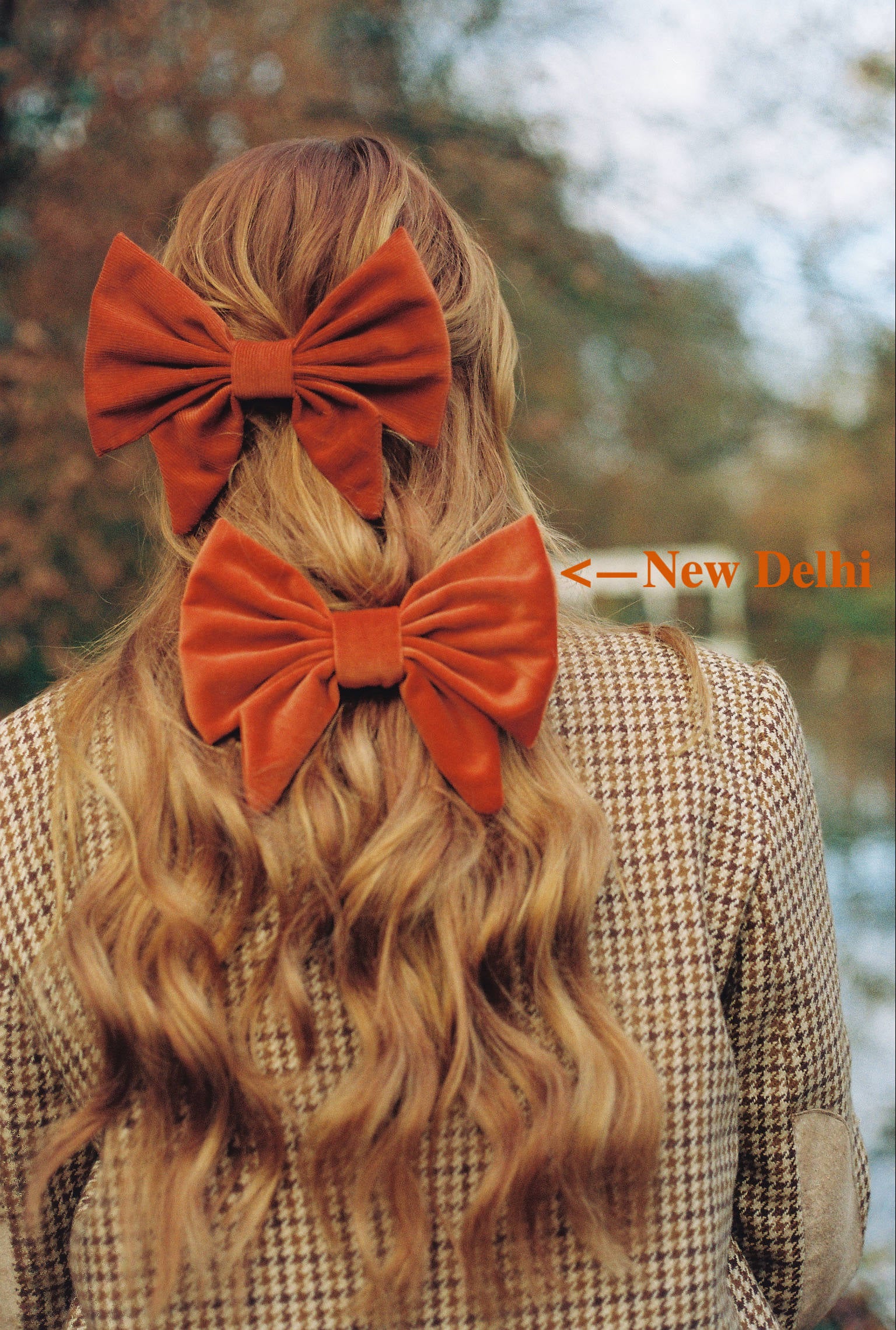 Bow Barrette - New Delhi - Ginger