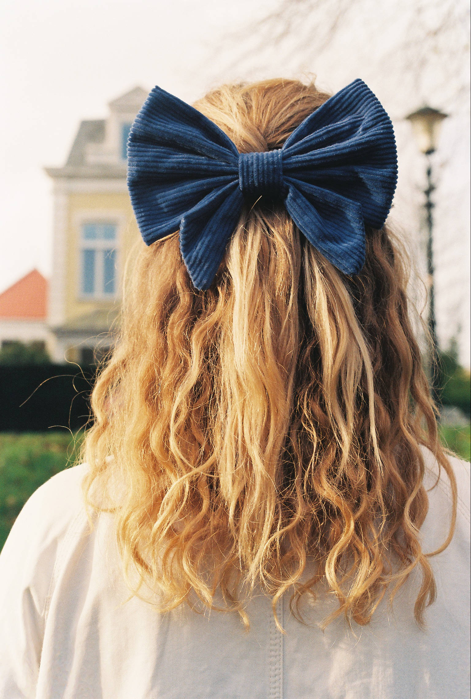 Bow Barrette - Oslo - Navy Blue