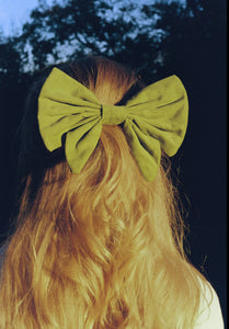 Bow Barrette - Dublin - Forest Green