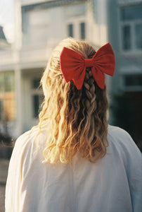 Bow Barrette - Los Angeles - Candy Red