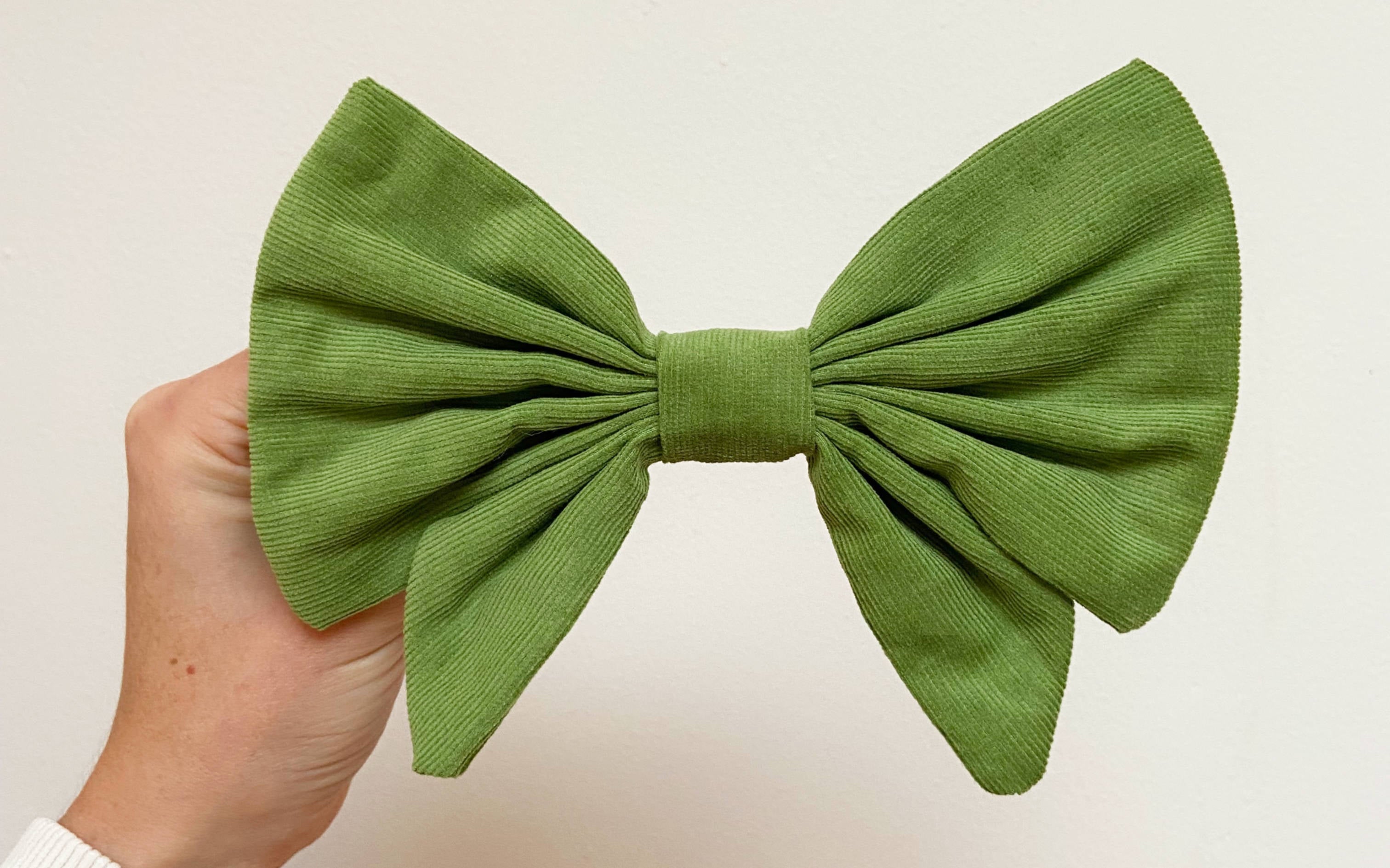 Bow Barrette - Dublin - Forest Green