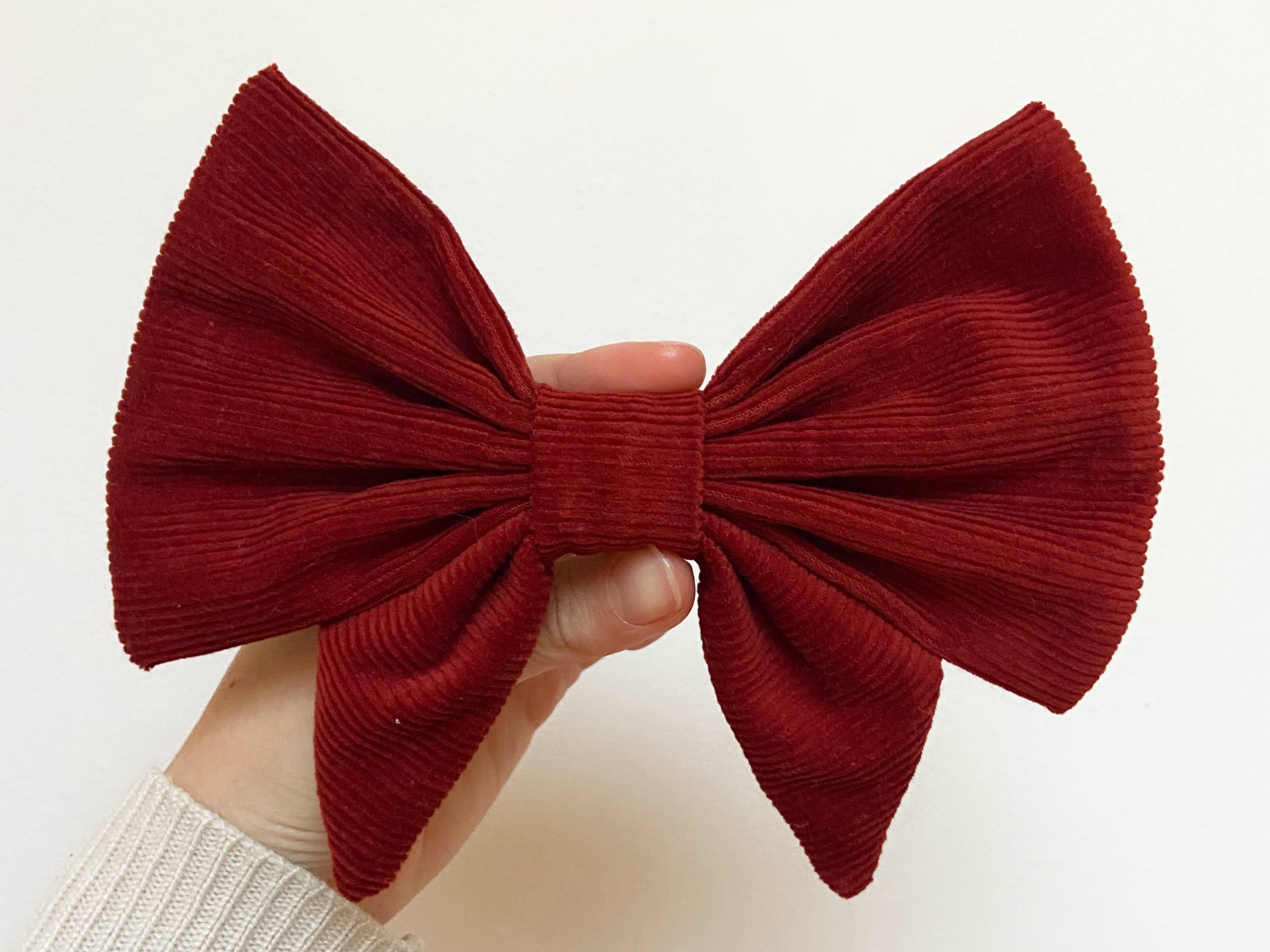 Bow Barrette - Marrakech - Berry Red