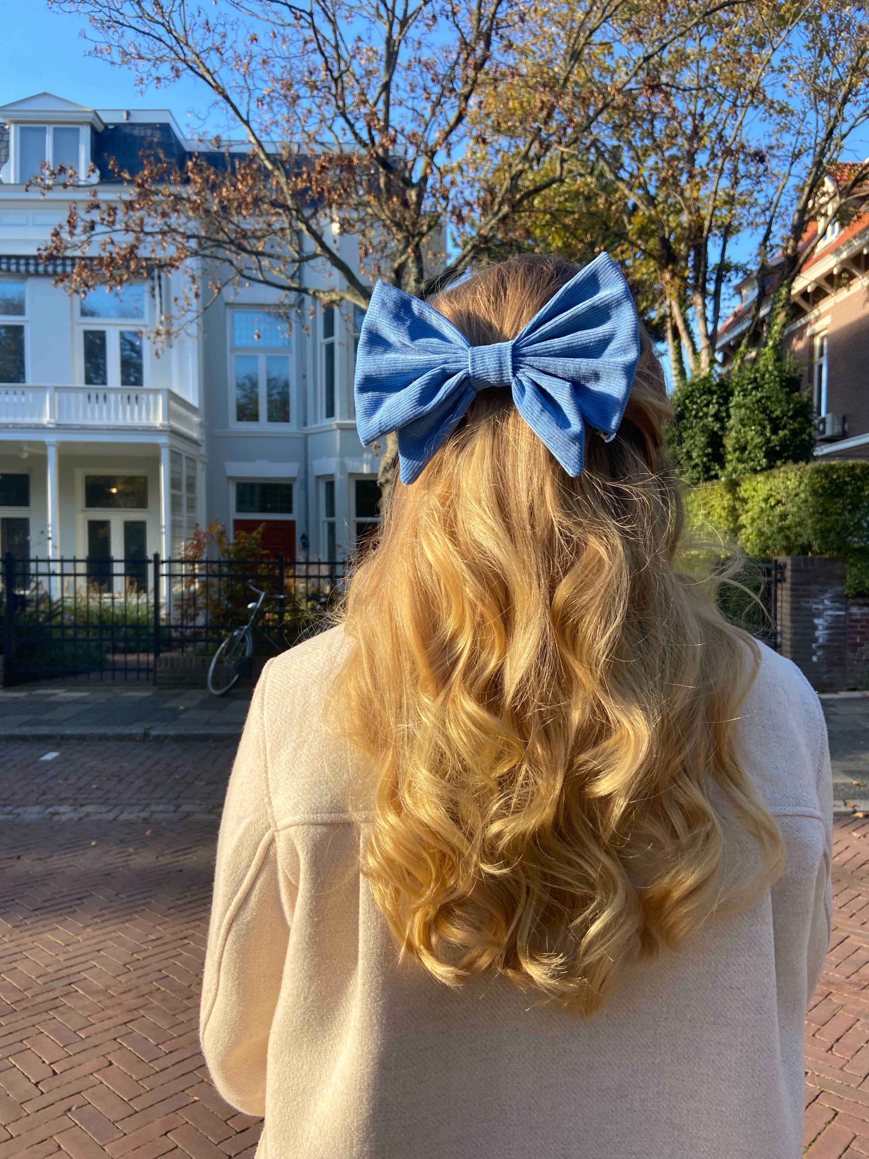 Bow Barrette - St. Tropez- Royal Blue