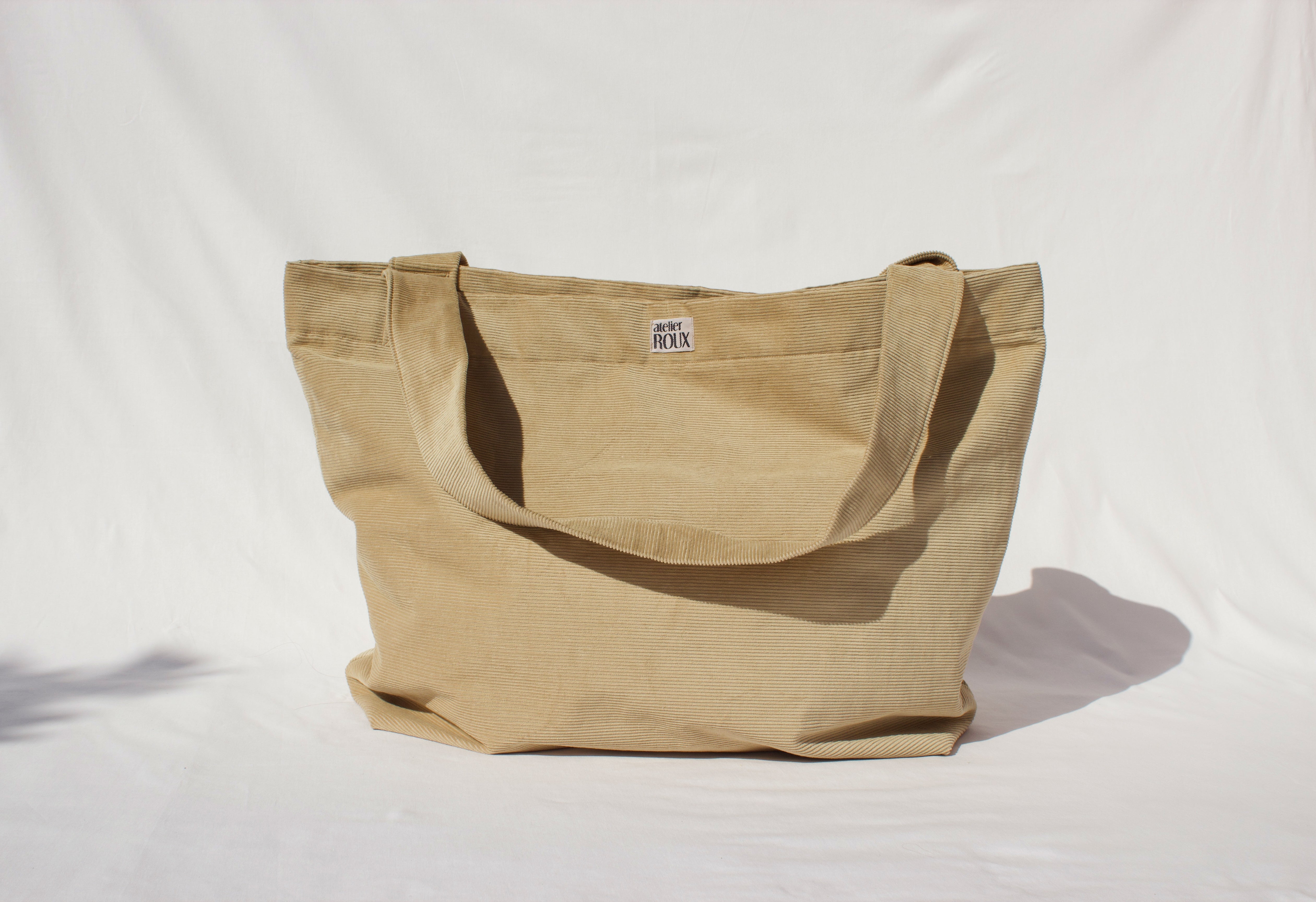 Mom bag - Camel Corduroy