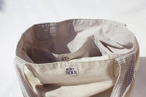 Reversible (laptop) Bag - Linen