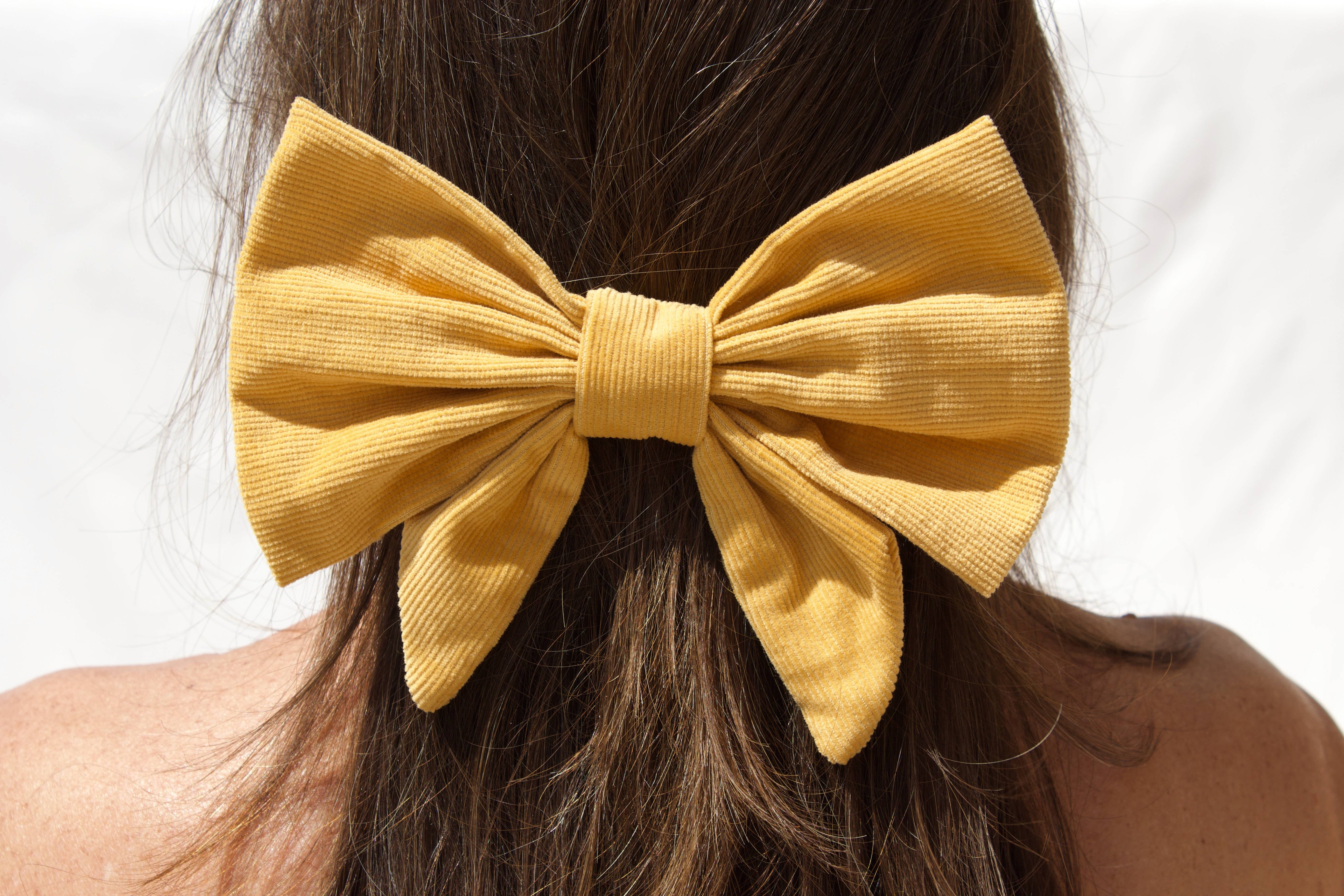 Bow Barrette - Caïro -  Ocher Yellow