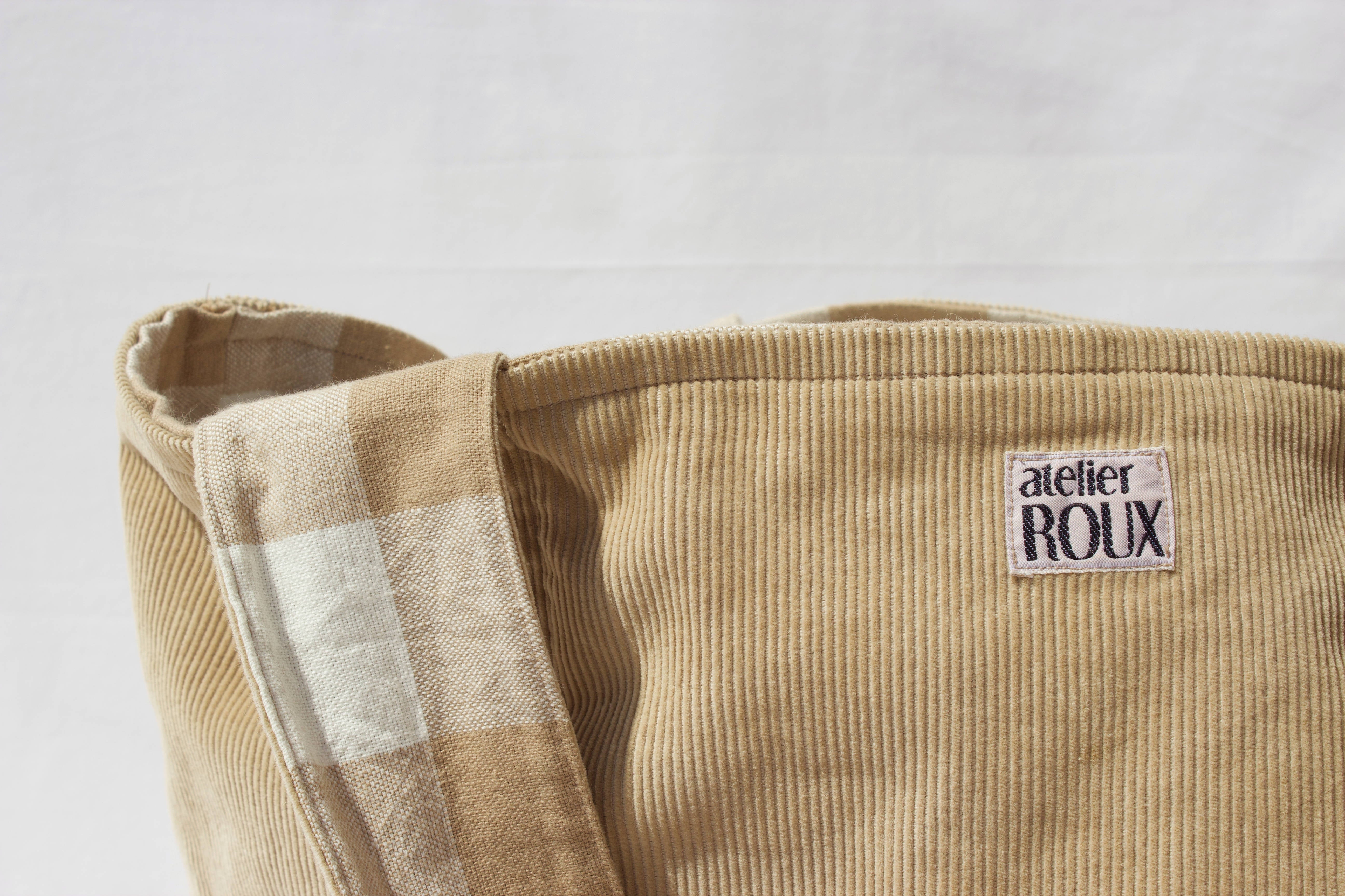 Reversible (travel) Bag - Camel Corduroy