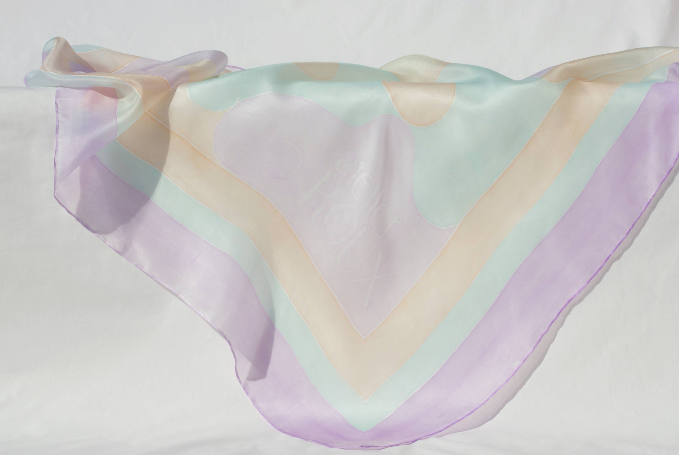 Silk Scarf - Pastels