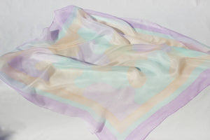 Silk Scarf - Pastels