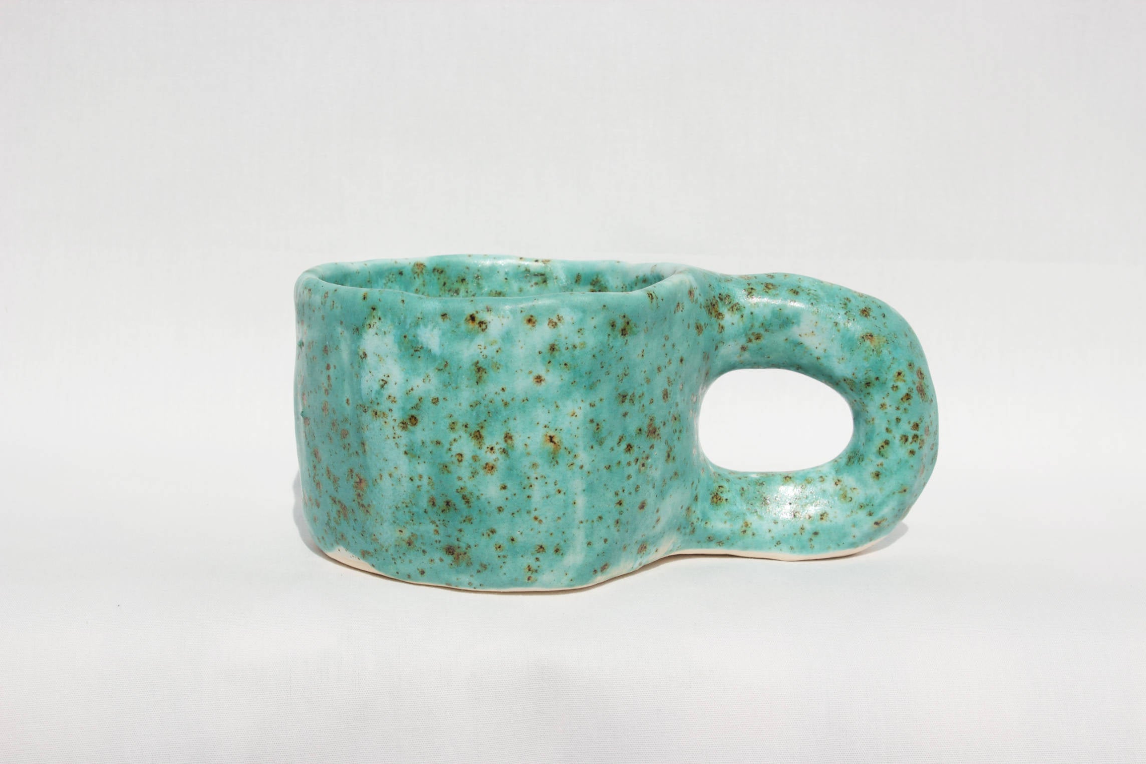 Mug Speckles - Turquoise  - Big