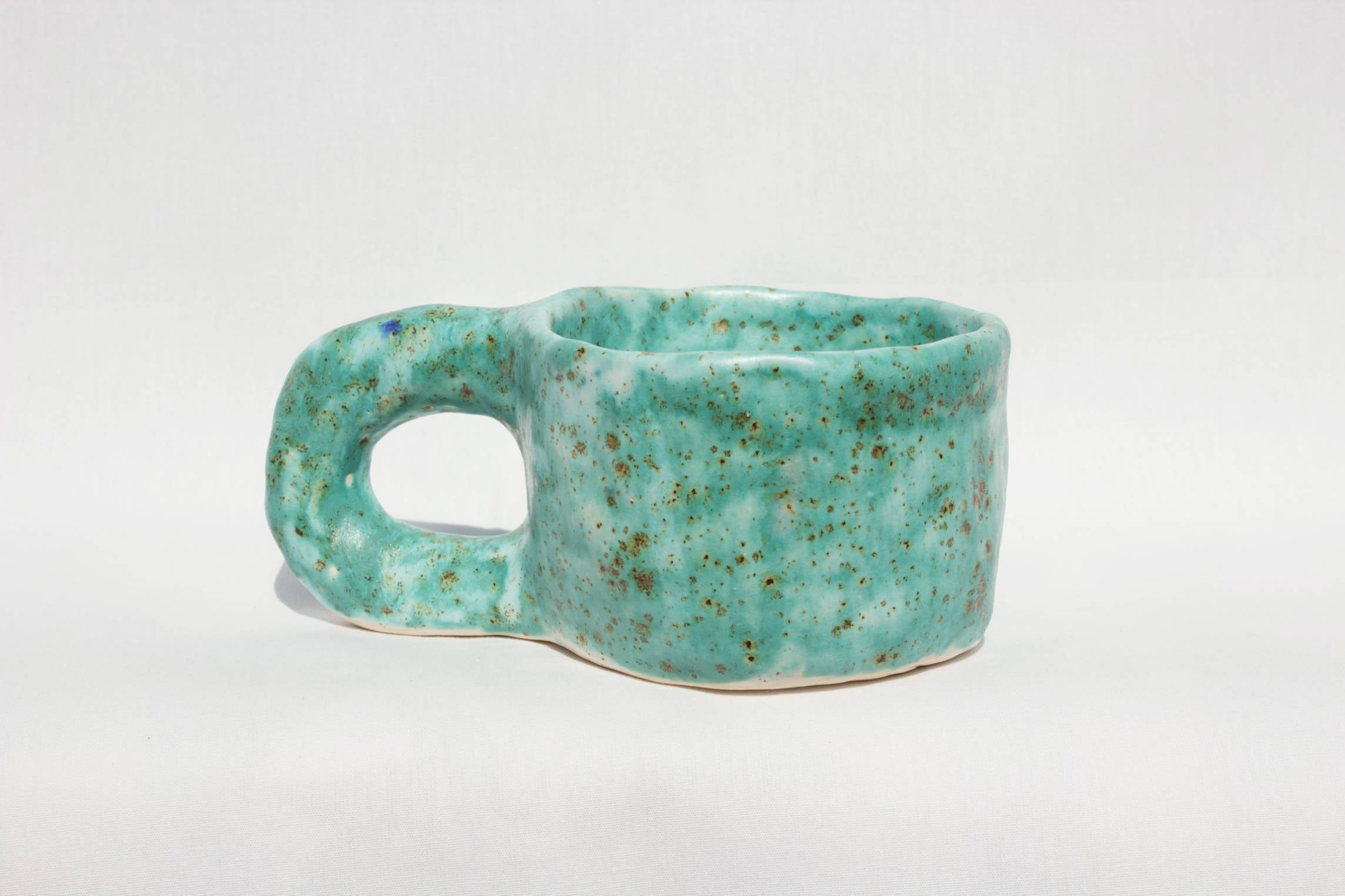 Mug Speckles - Turquoise  - Big