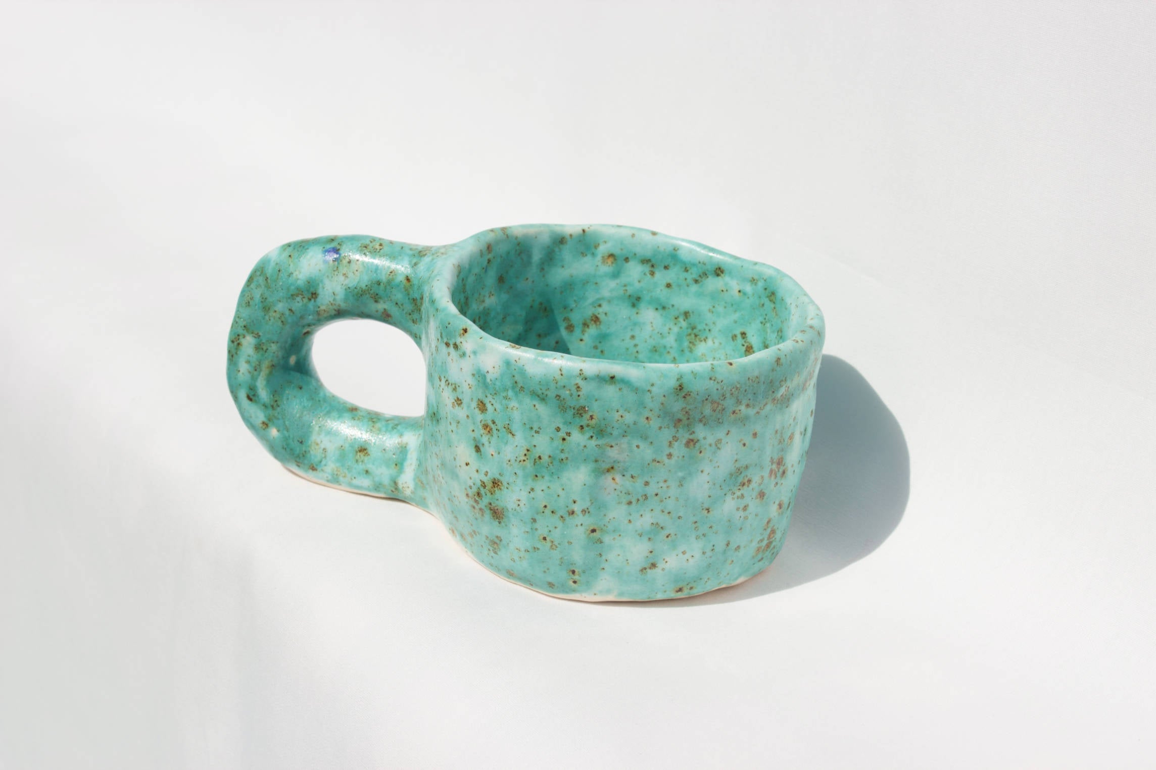 Mug Speckles - Turquoise  - Big