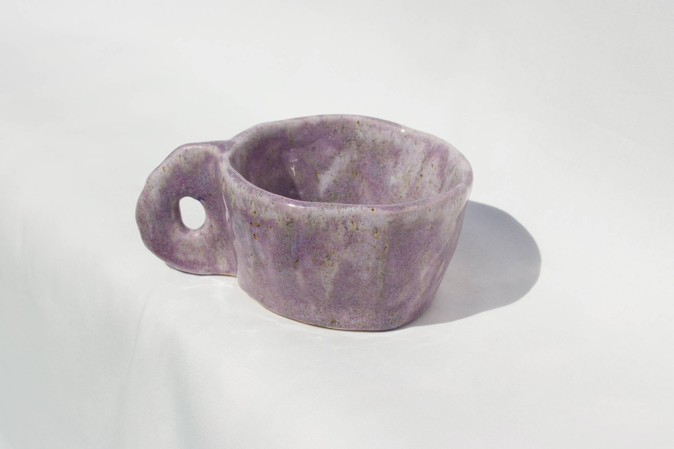 Mug (with lid)  Speckles - Violet