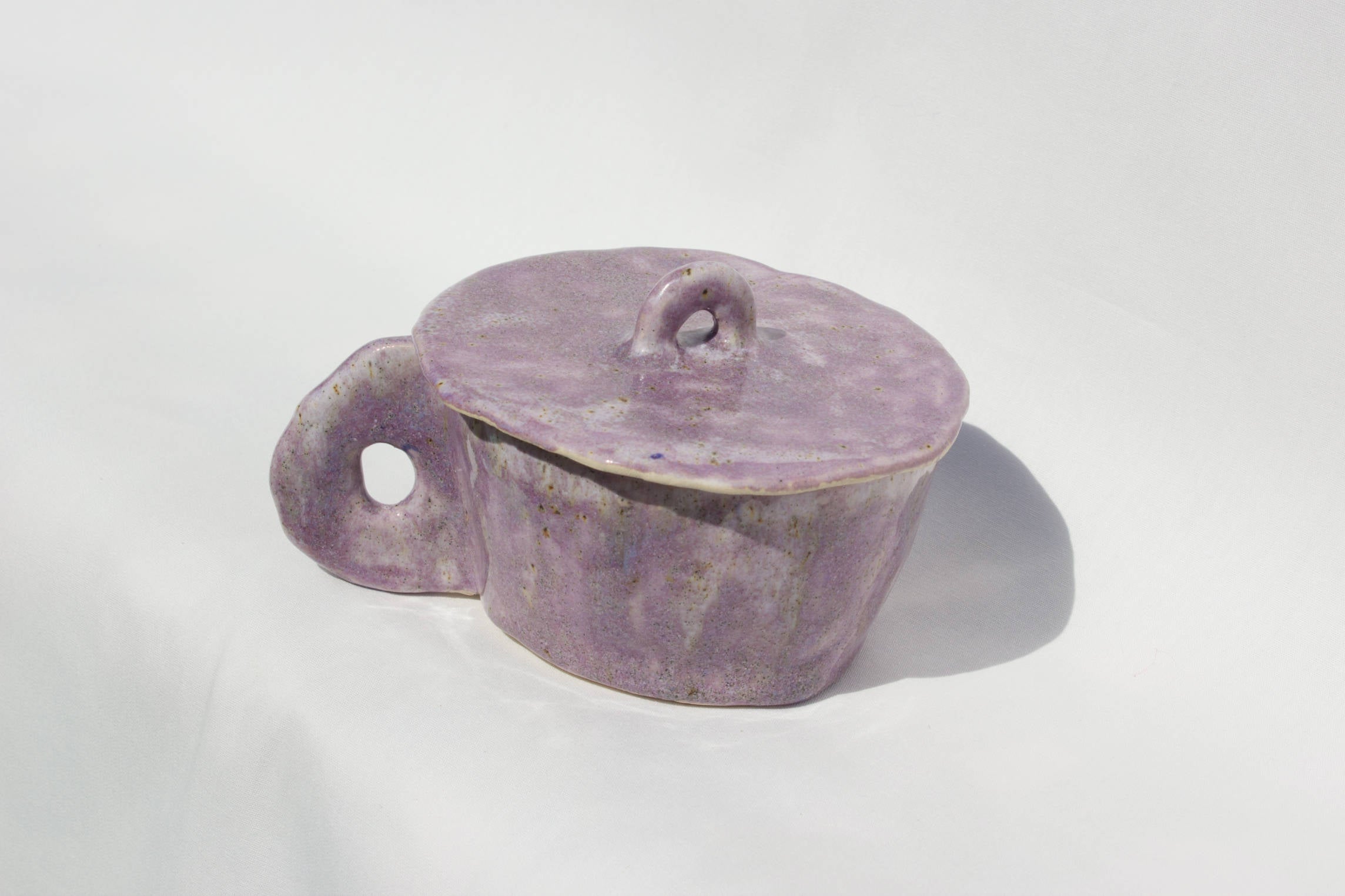 Mug (with lid)  Speckles - Violet