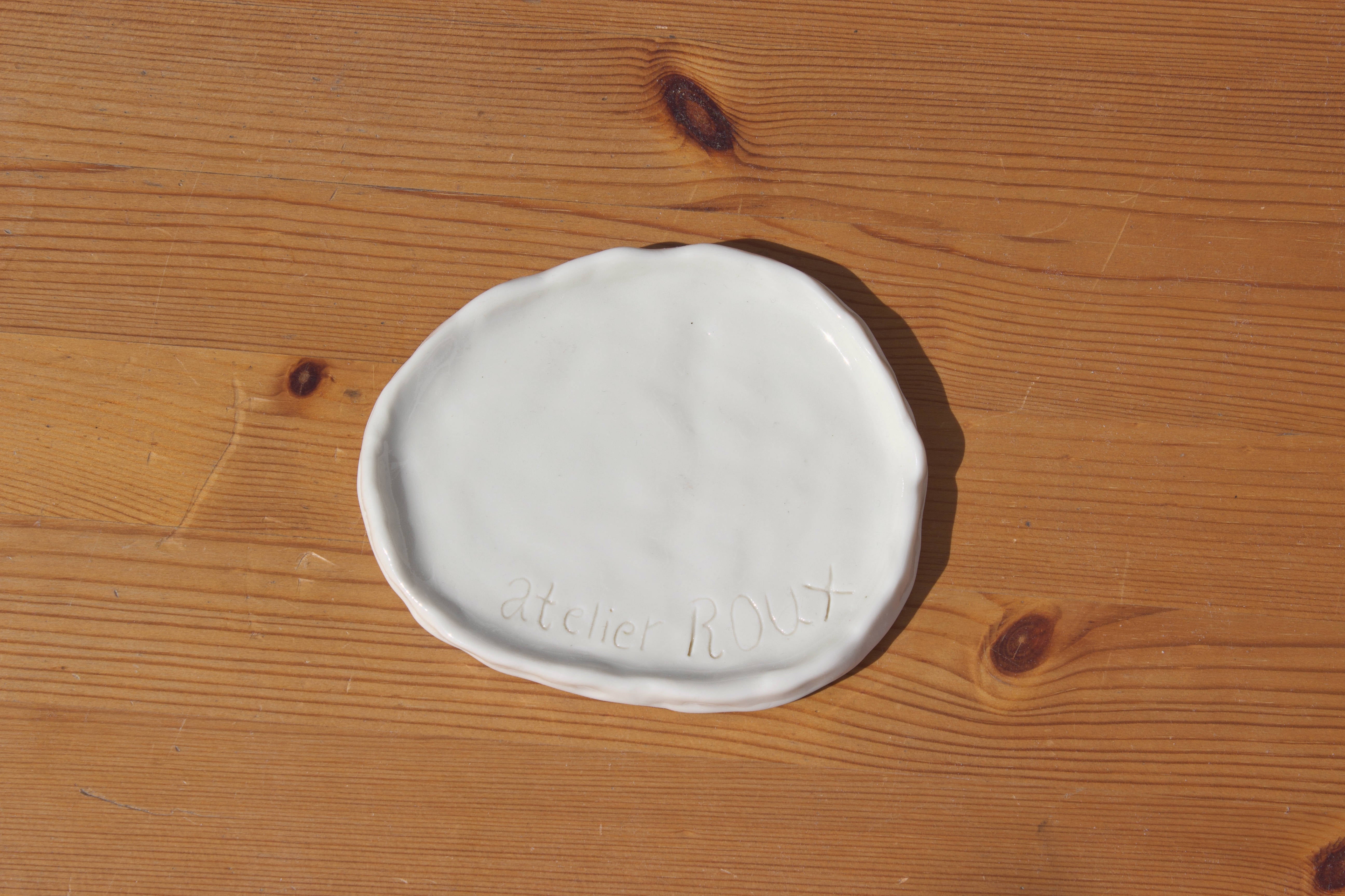 Plate Porcelain 3 - atelier ROUX