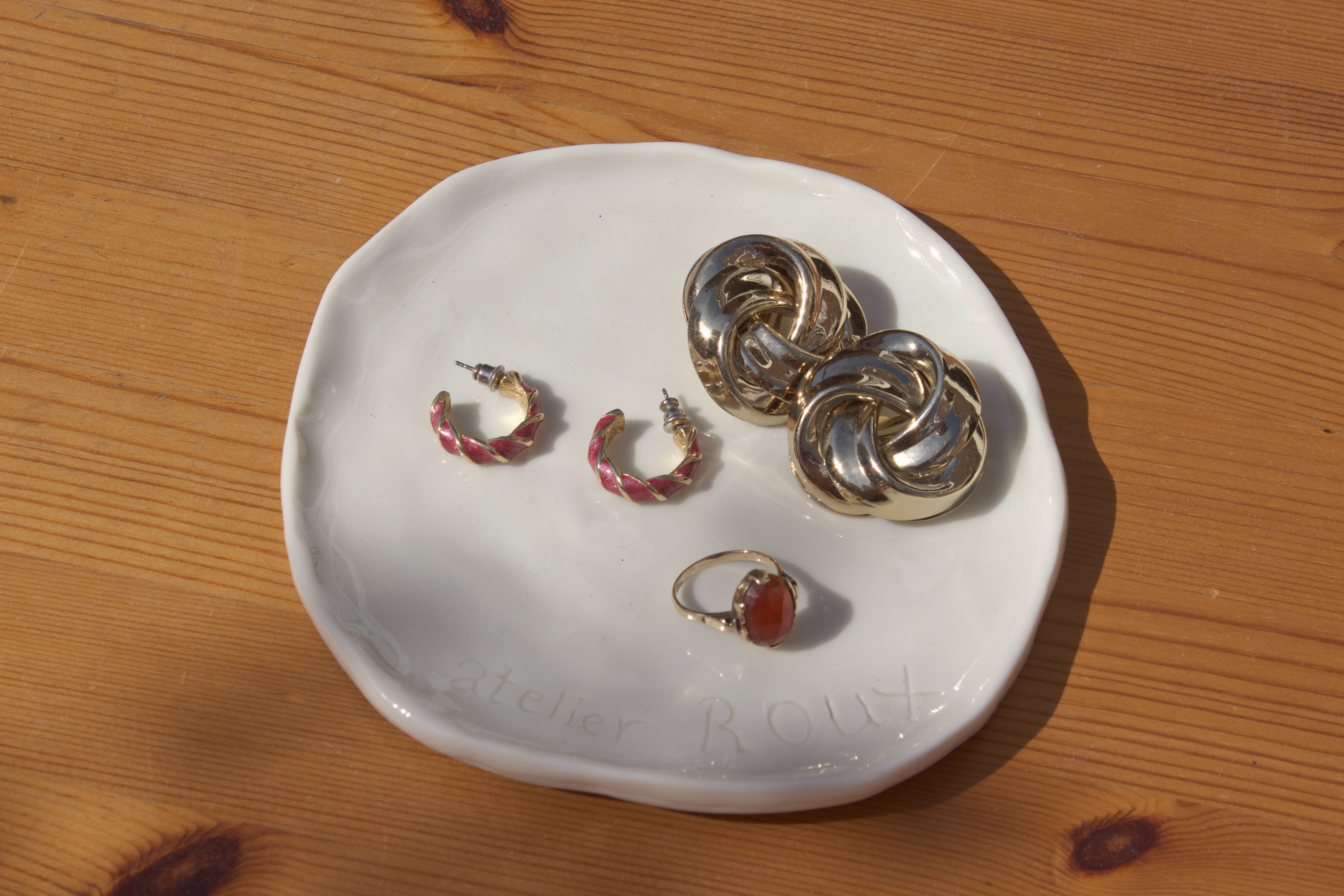 Plate Porcelain 2 - atelier ROUX